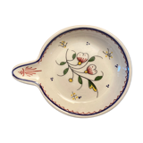 Taste-wine in desvres earthenware, décor "Rouen"