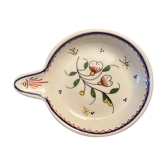Taste-wine in desvres earthenware, décor "Rouen"