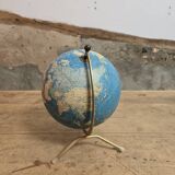Tripod world map globe