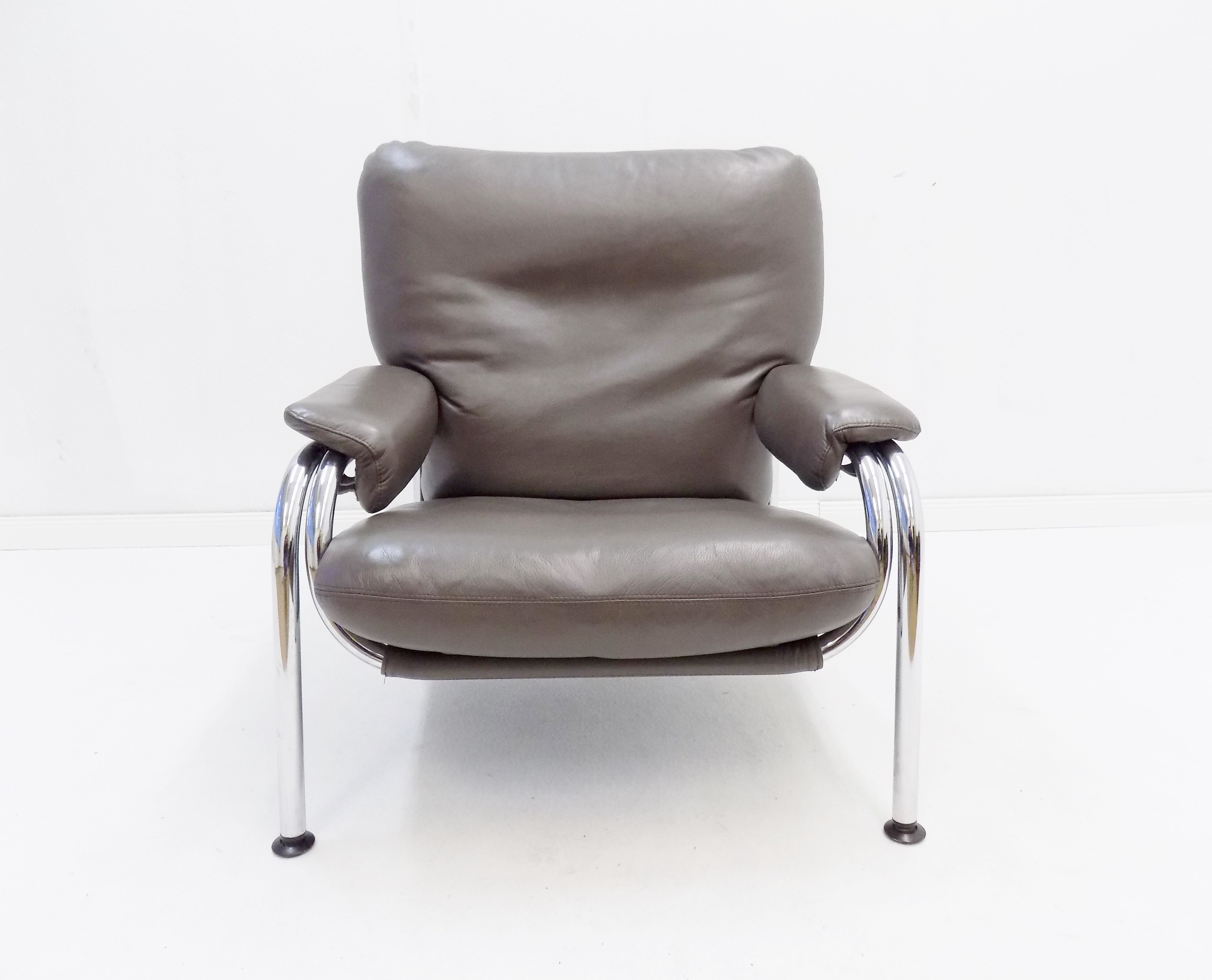 Fauteuil en cuir Kangourou De Sede par Hans Eichenberger