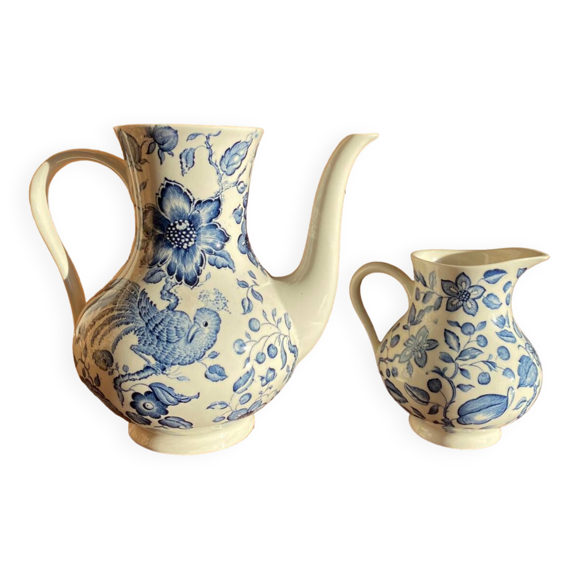 Villeroy & Boch hui Paradiso teapot and milk jug