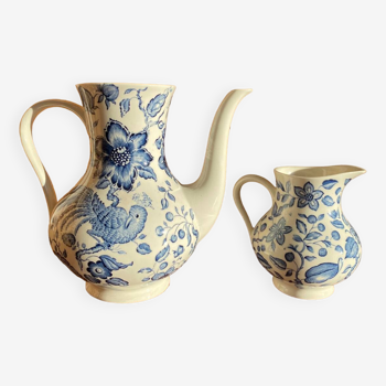 Villeroy & Boch hui Paradiso teapot and milk jug