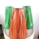 Set of 3 lampshades vinyl tapes plastic design 50s - 60s