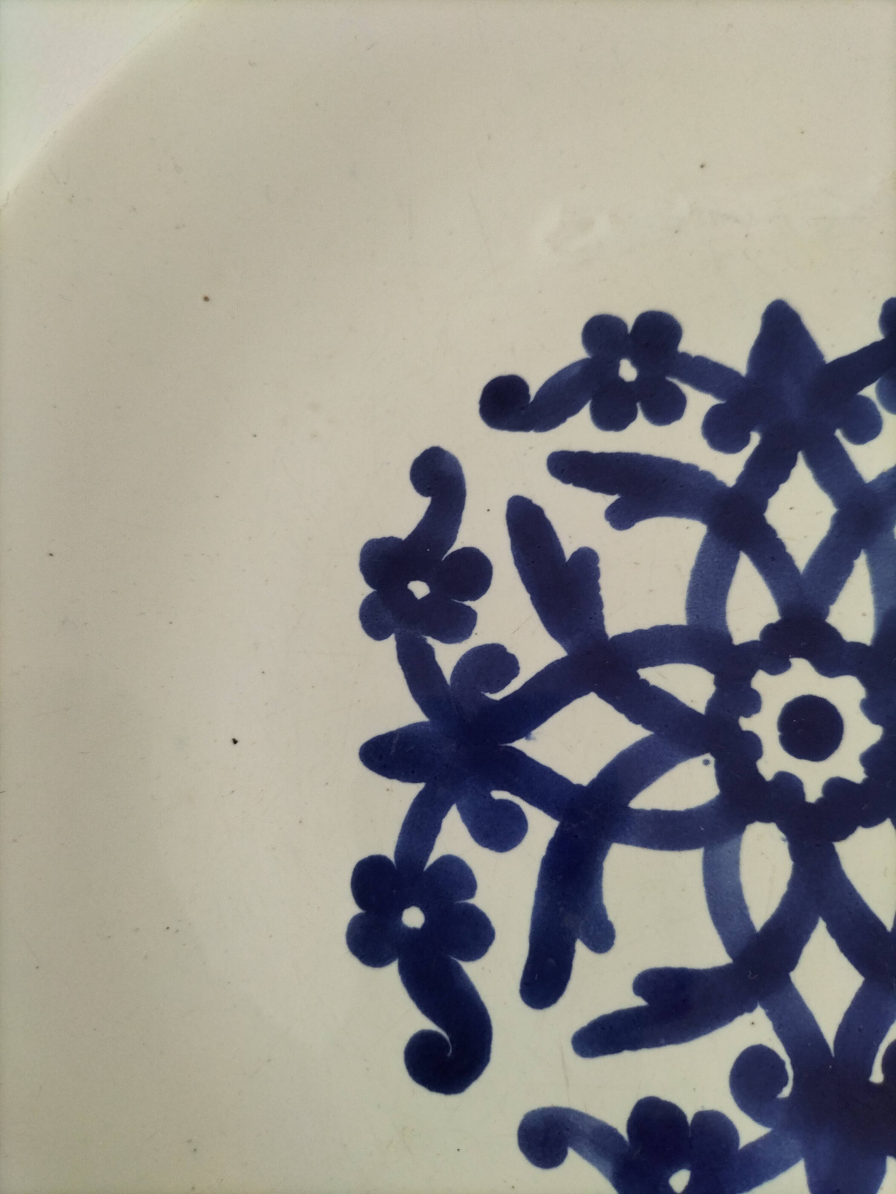 Pair of antique plates from Kharraz Nabeul, 1920s-1940s