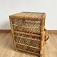 Rattan bedside cabinet