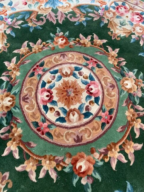 Vintage round rug