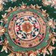 Vintage round rug