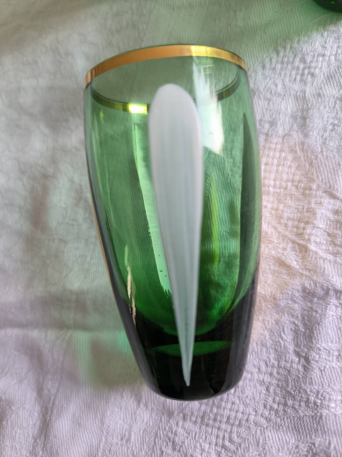 6 crystal liqueur glasses