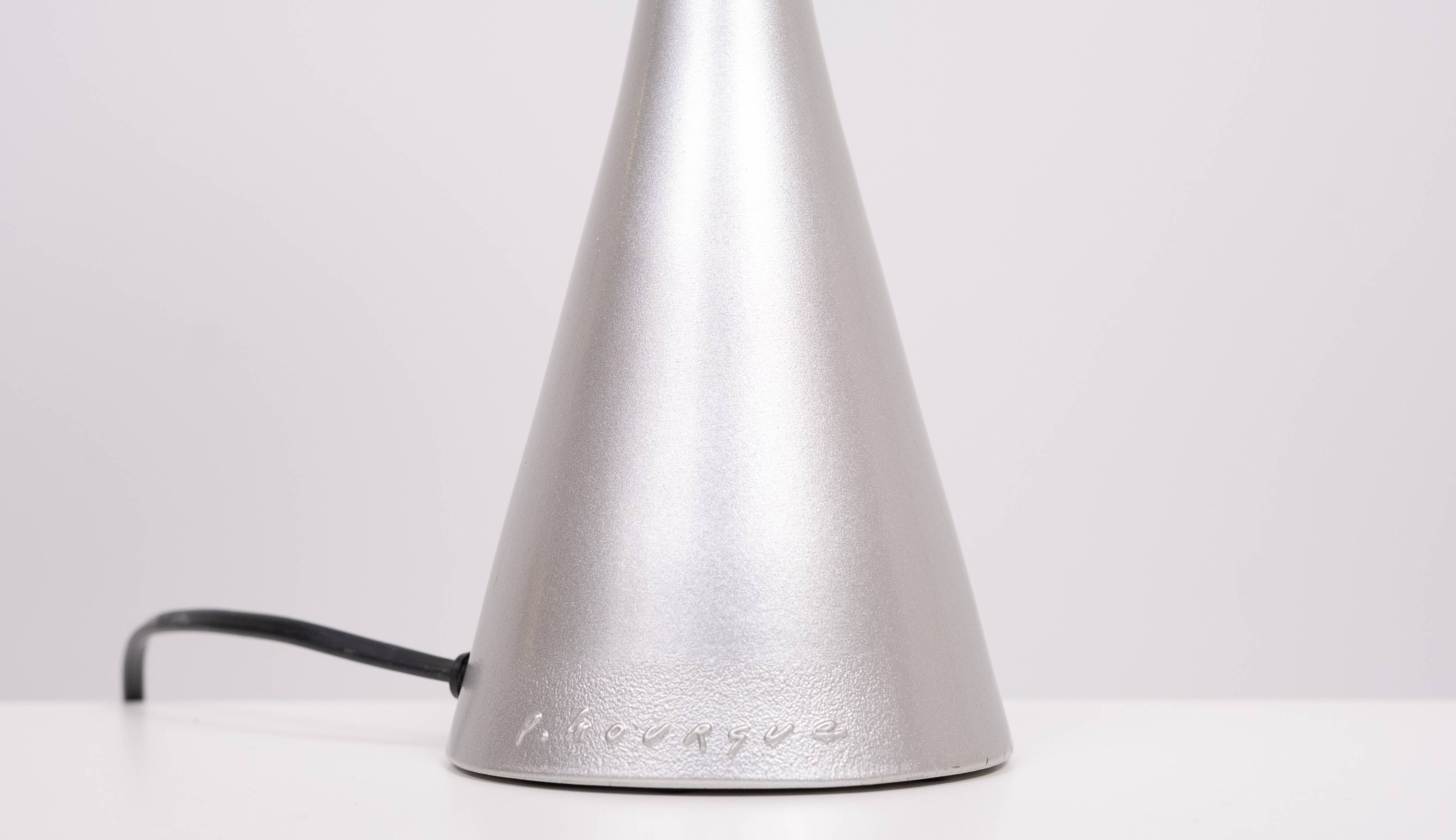 Paire de lampes de table Pascal Mourgue pour Ligne-Roset « Cinna » en aluminium moulé