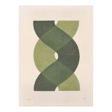 Abstract painting - illustration B 206 - 30x40 painting signed Eawy