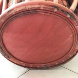 Vintage wicker rattan chair, 60s-70s