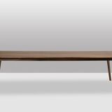 Walnut dining room set. 21st century.