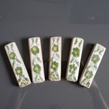 Set of 5 ceramic knife holders