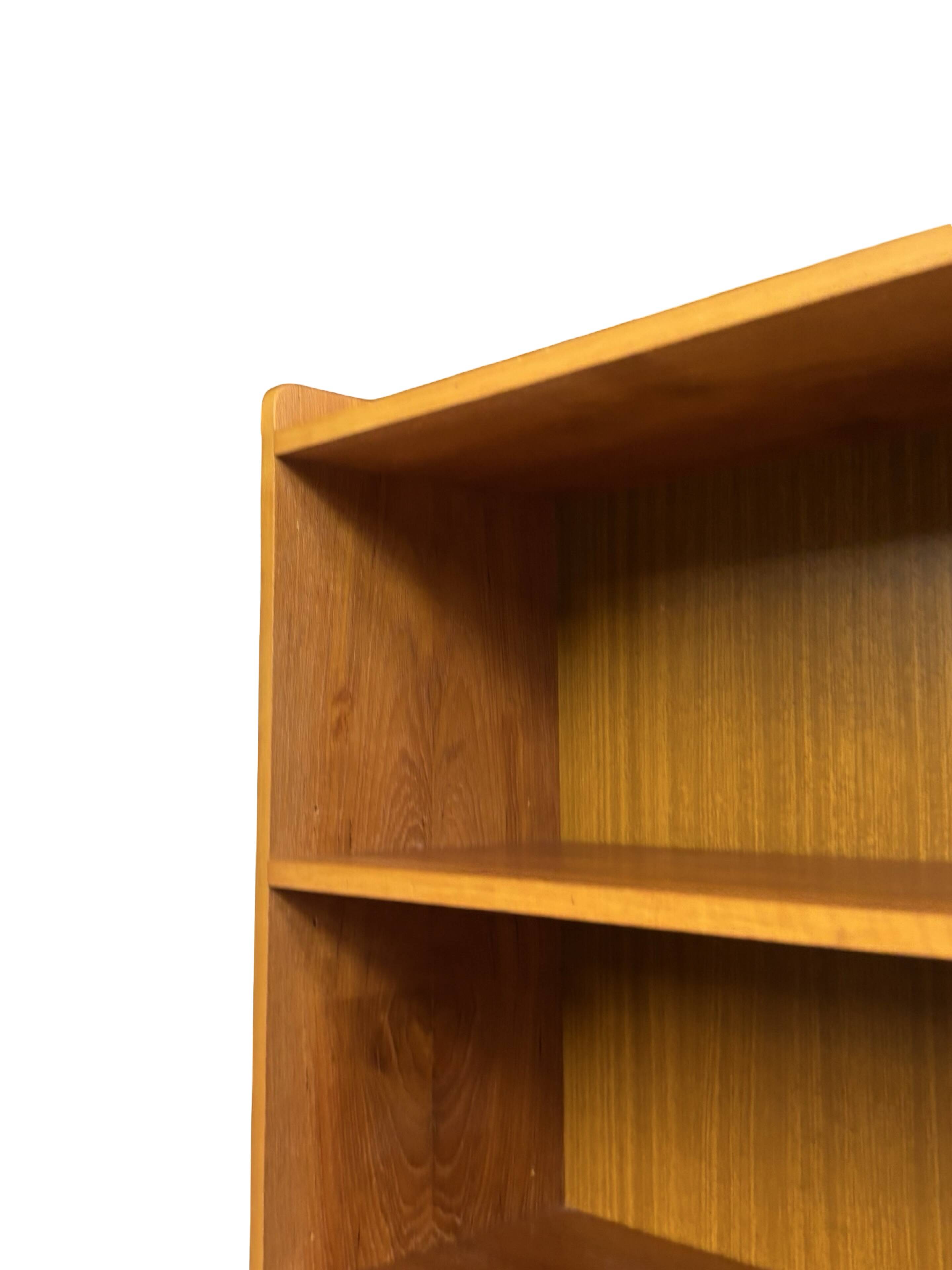 Large vintage teak bookcase, Danish design, 1960s