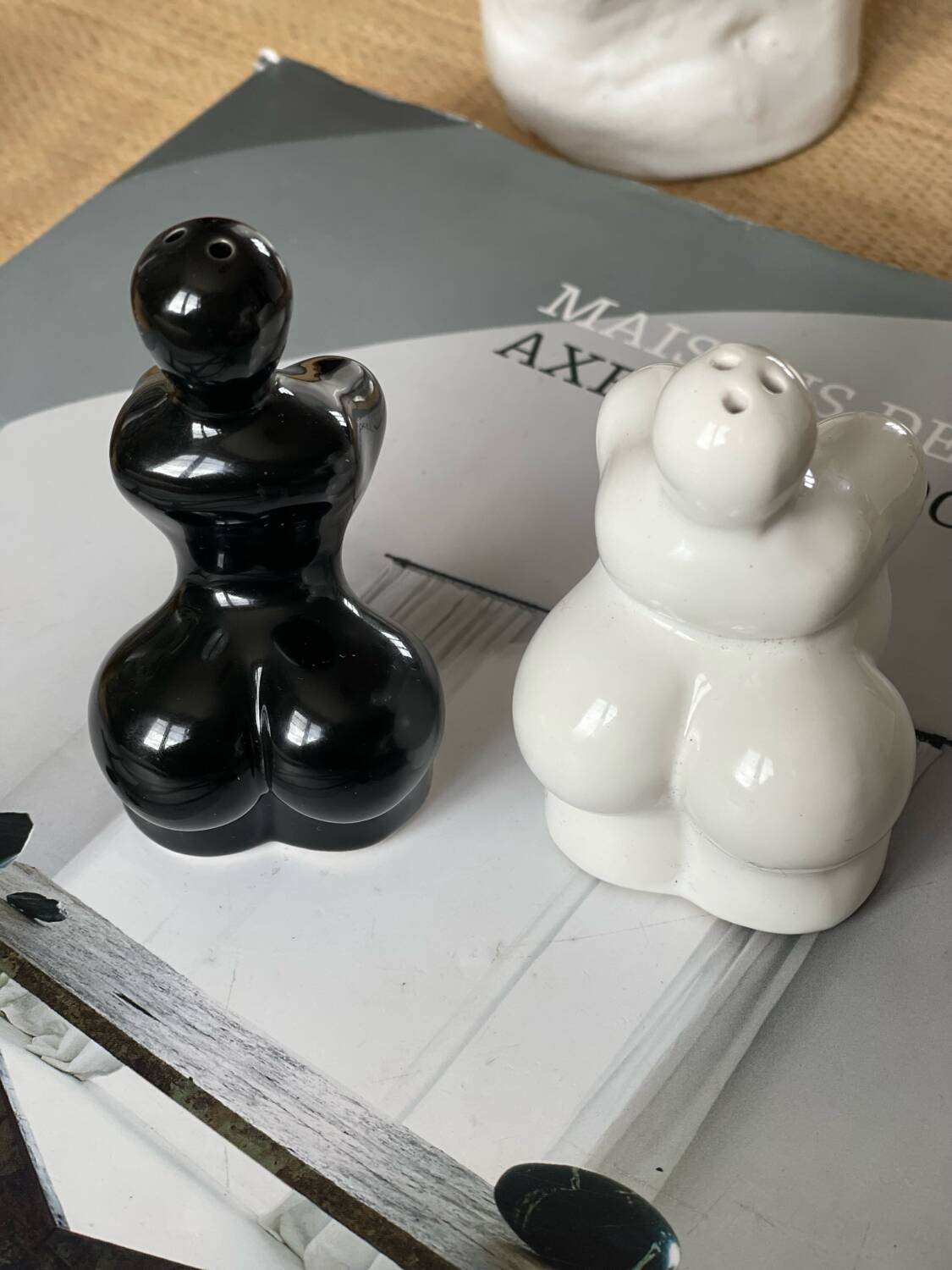 Salière et poivrier  vintage 1980