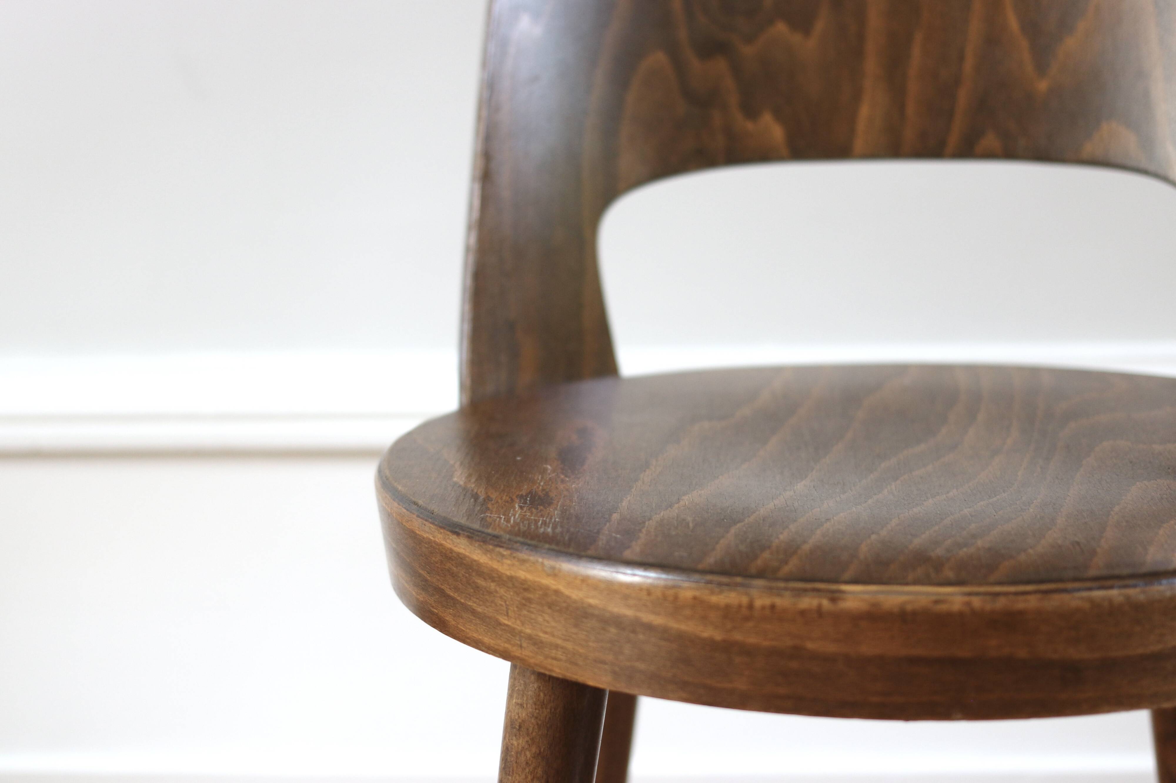 6 Baumann Mondor model teak chairs, 1960