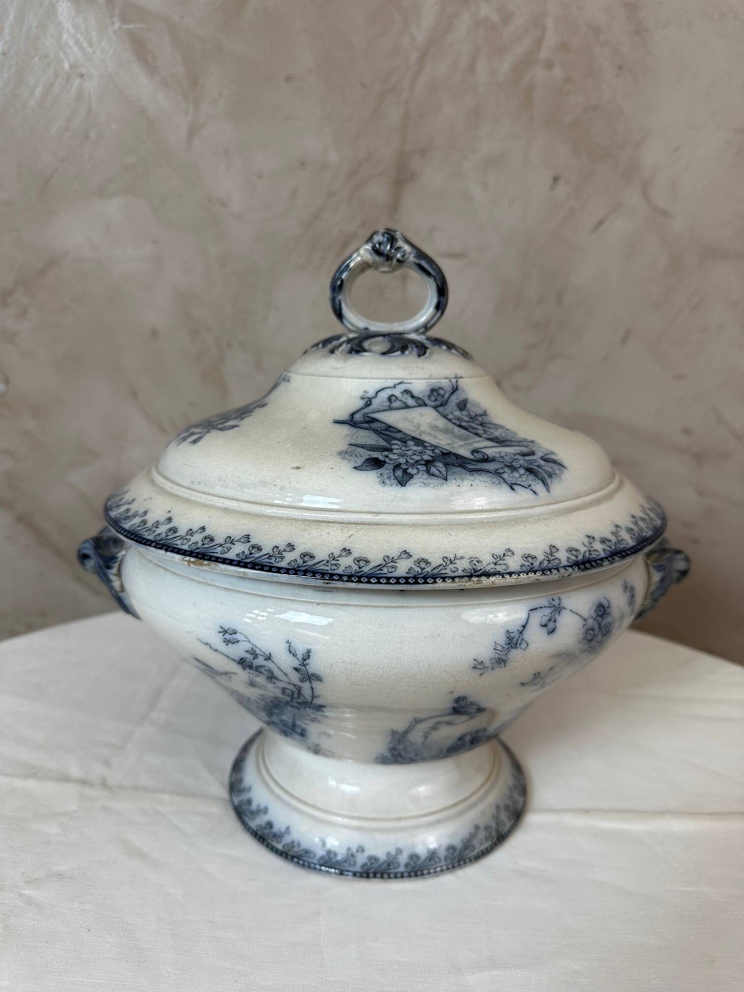 Ironstone soup tureen