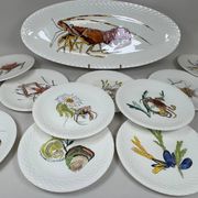 Gien Service de table modèle "Grands Crustacés"