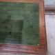 Vintage mahogany desk and leather top