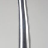 Large aluminum soliflore, 1970s / height 95 cm