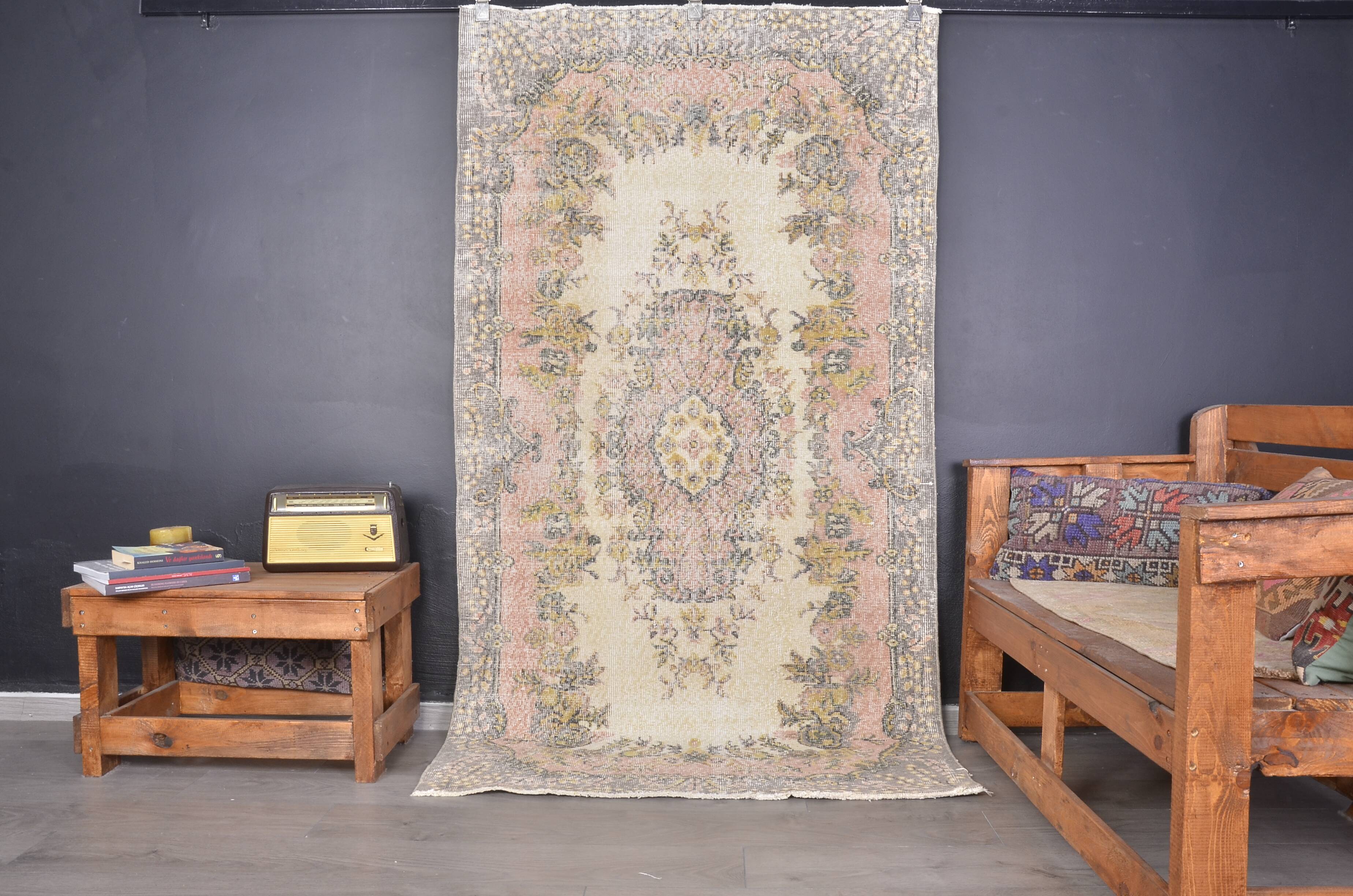 Tapis floral Oushak petit sku1371