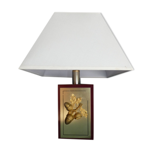 Lampe laque bordeaux