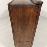 Small antique rustic wardrobe, circa 1880