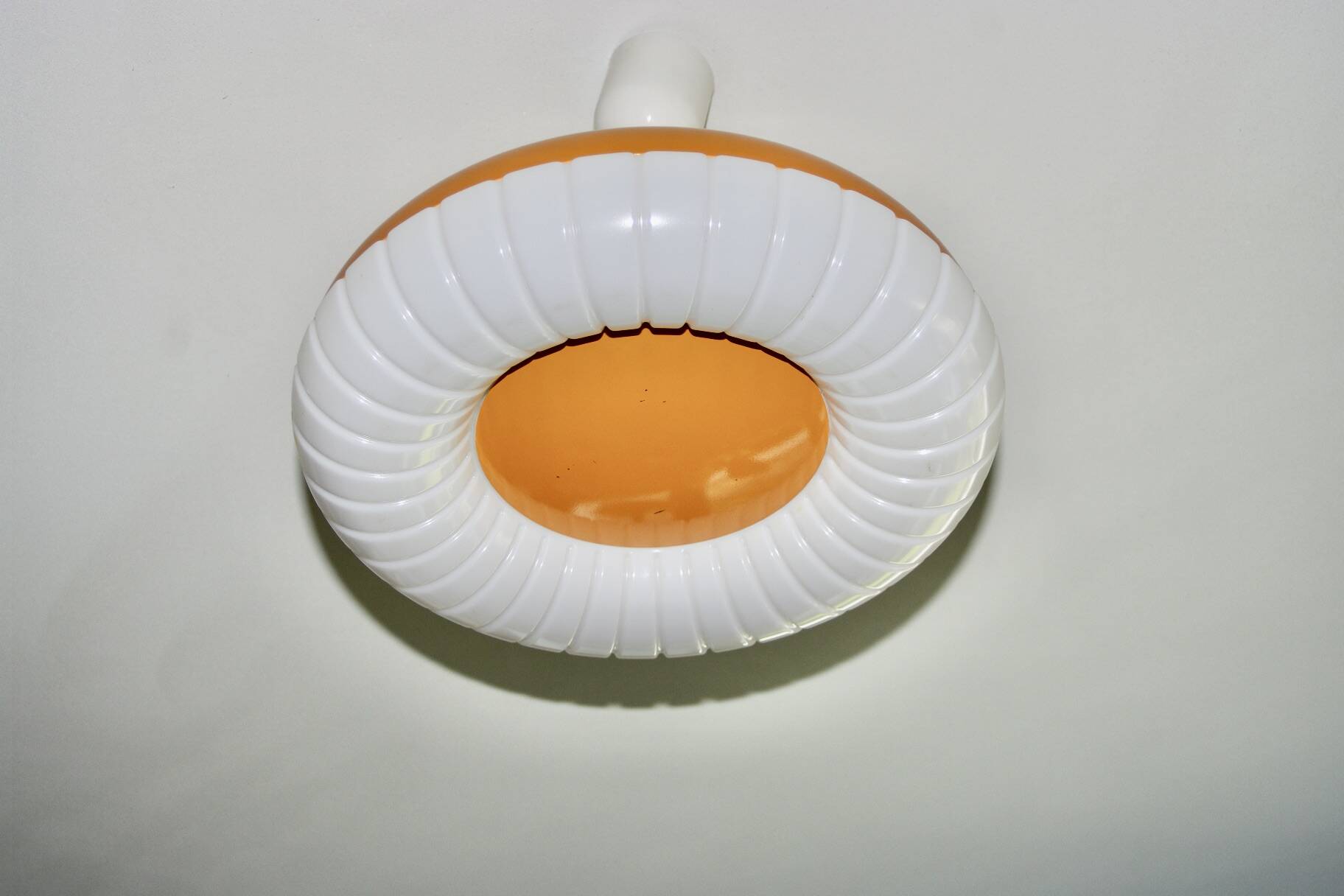 Vintage space age orange pendant pendant for siemens 1970