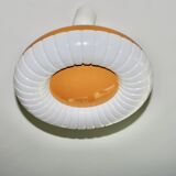 Vintage space age orange pendant pendant for siemens 1970