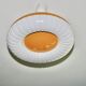 Suspension vintage space age orange pour siemens 1970