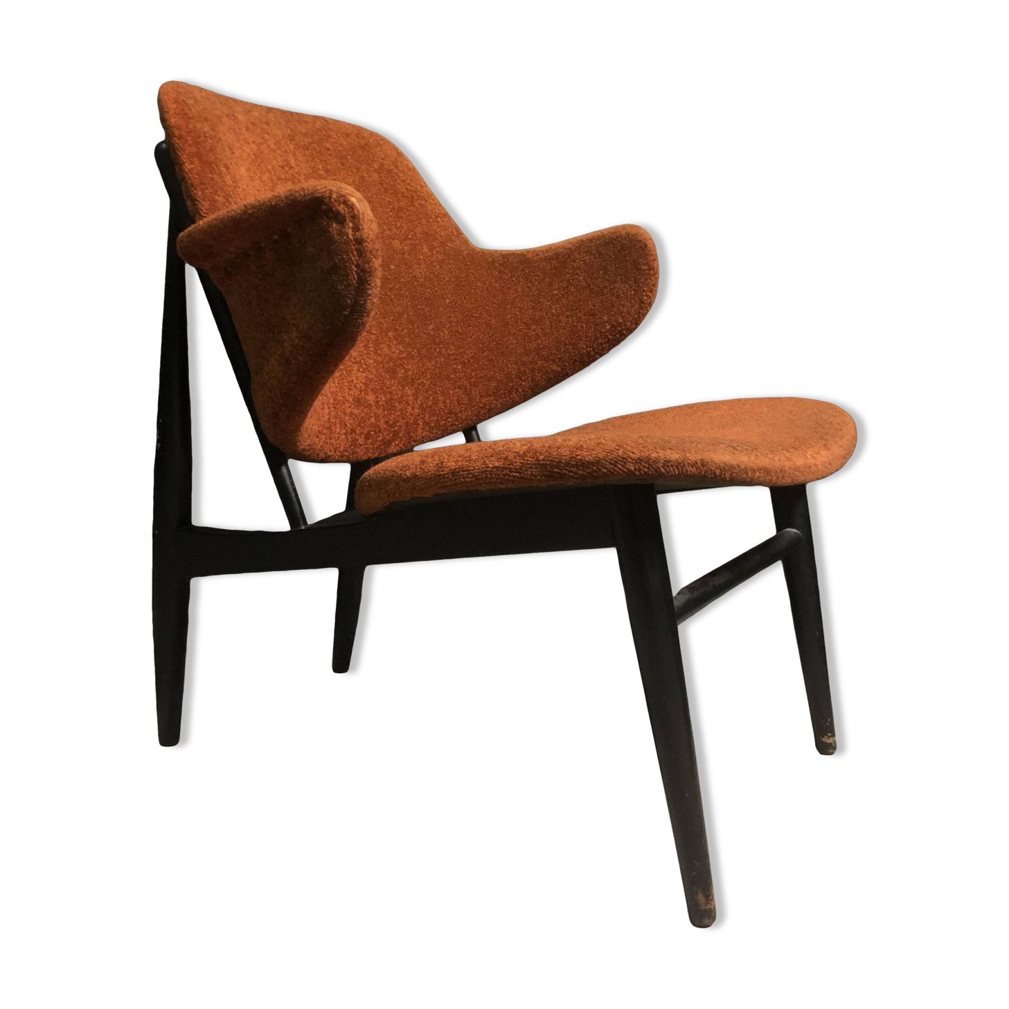 1950s Shell Chair by Ib Kofod-Larsen for Christensen & Larsen, Denmark