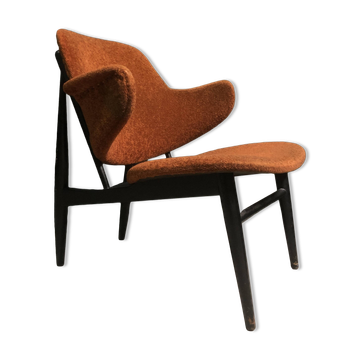 1950s Shell Chair by Ib Kofod-Larsen for Christensen & Larsen, Denmark