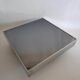 Vintage coffee table in metal and smoked mirror