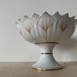 Coupe sur pied en porcelaine Capeans