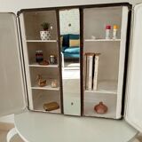 Vintage metal medicine cabinet from the 1950s