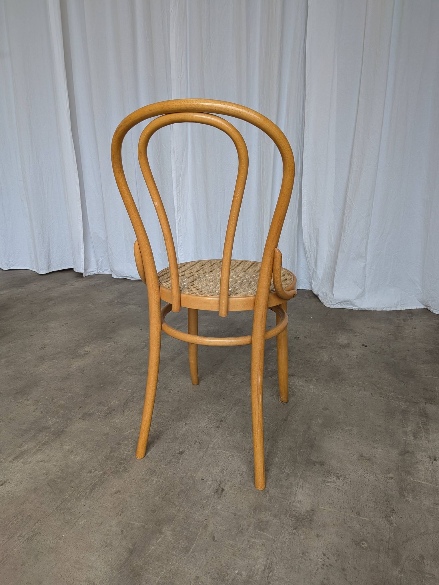 Set of 4 Mix & Match Dining Chairs with Cane Seat / Mid-Century Dining Furn
