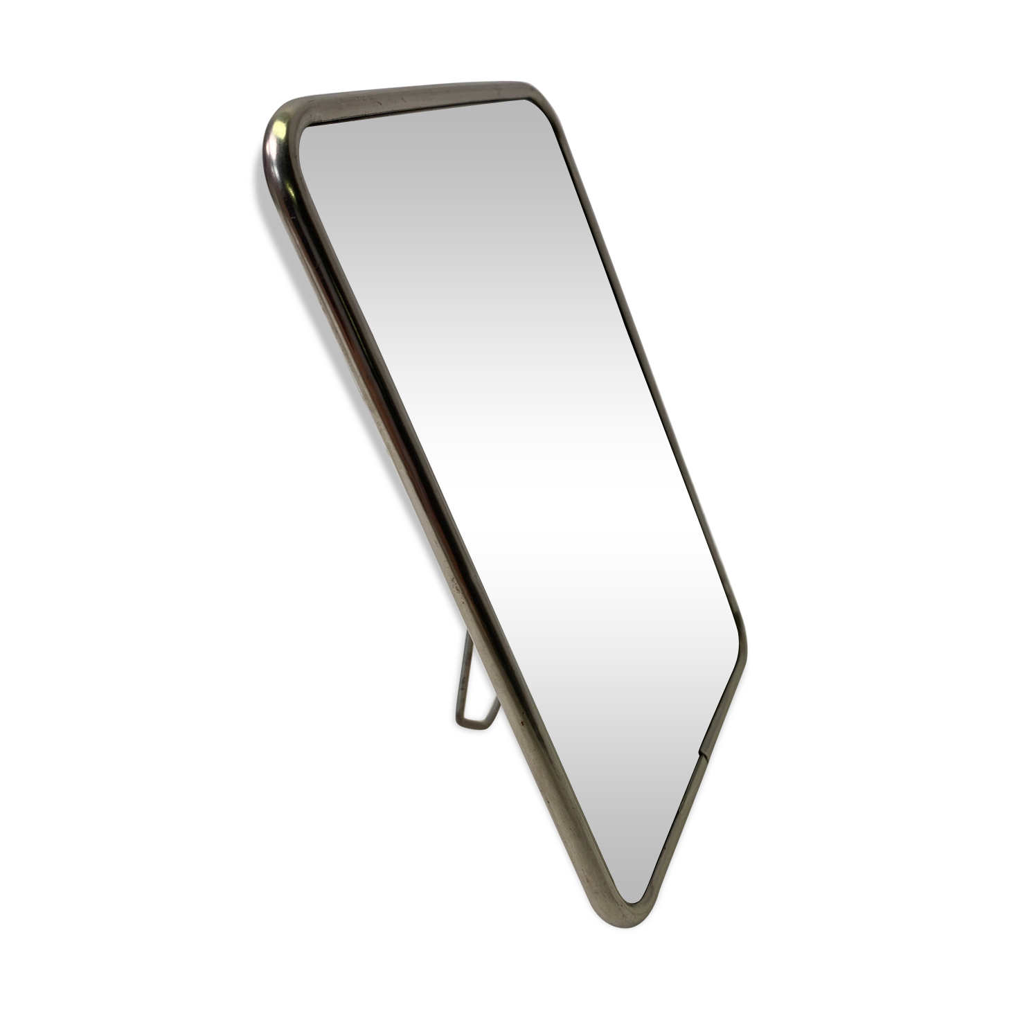 Vintage barber mirror to pose