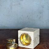 Travertine table lighter