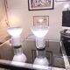 Iguzzini by Massimo Vignelli, table lamp, lucite metal, Italy 1980
