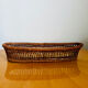 Panier en osier vintage