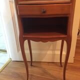 Bedside cherry wood louis XV style
