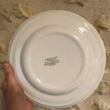Set of 12 Sarreguemines plates