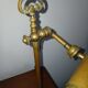 Antique brass notary lamp, desk lamp.