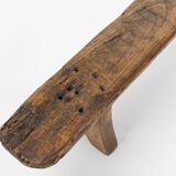 Decorative wooden low bench, France ca. 1850