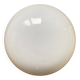 Large wall-mounted ceiling light, half-spherical, 30 cm, white opal glass.