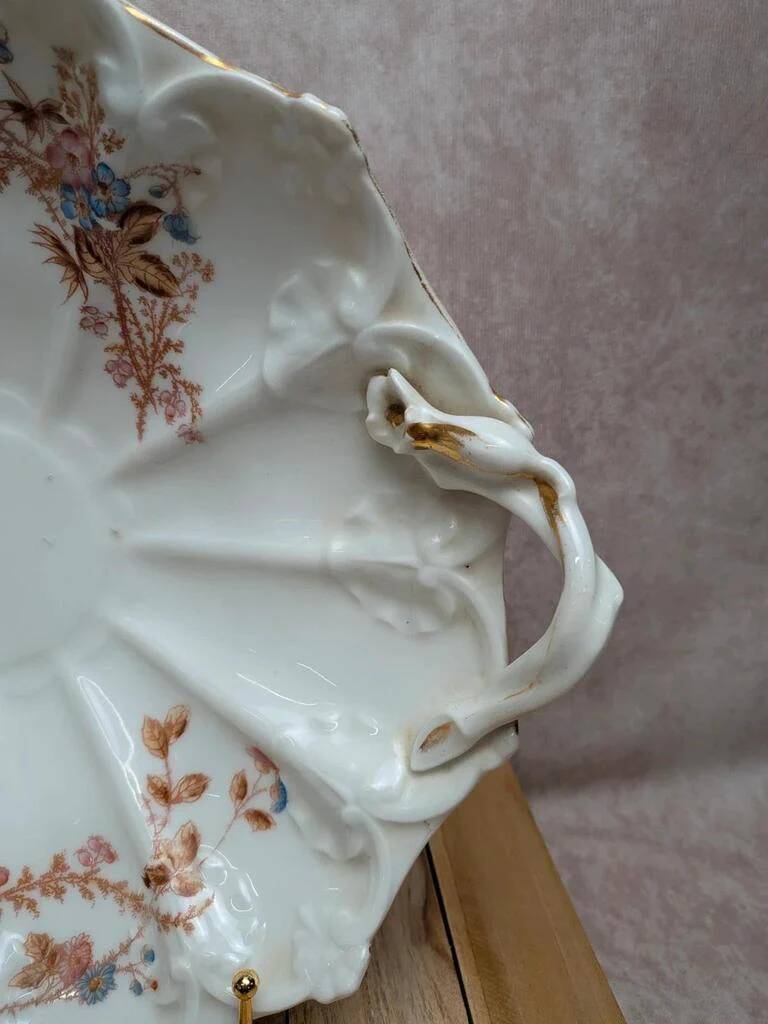 Old porcelain plate J.P.L France