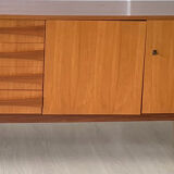 Vintage Scandinavian sideboard in blonde teak