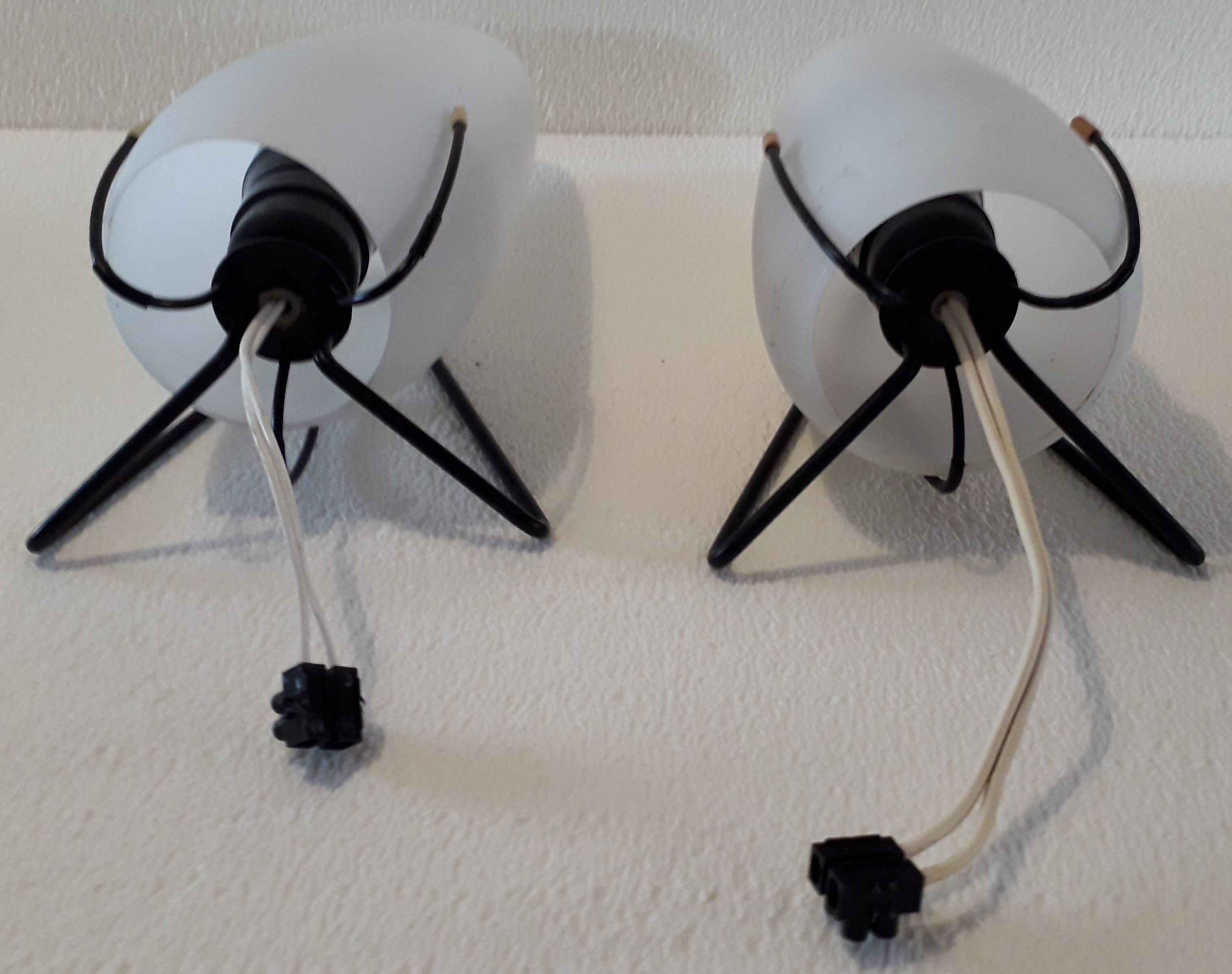 Duo sconces by Louis Kalff Philips edition 1950