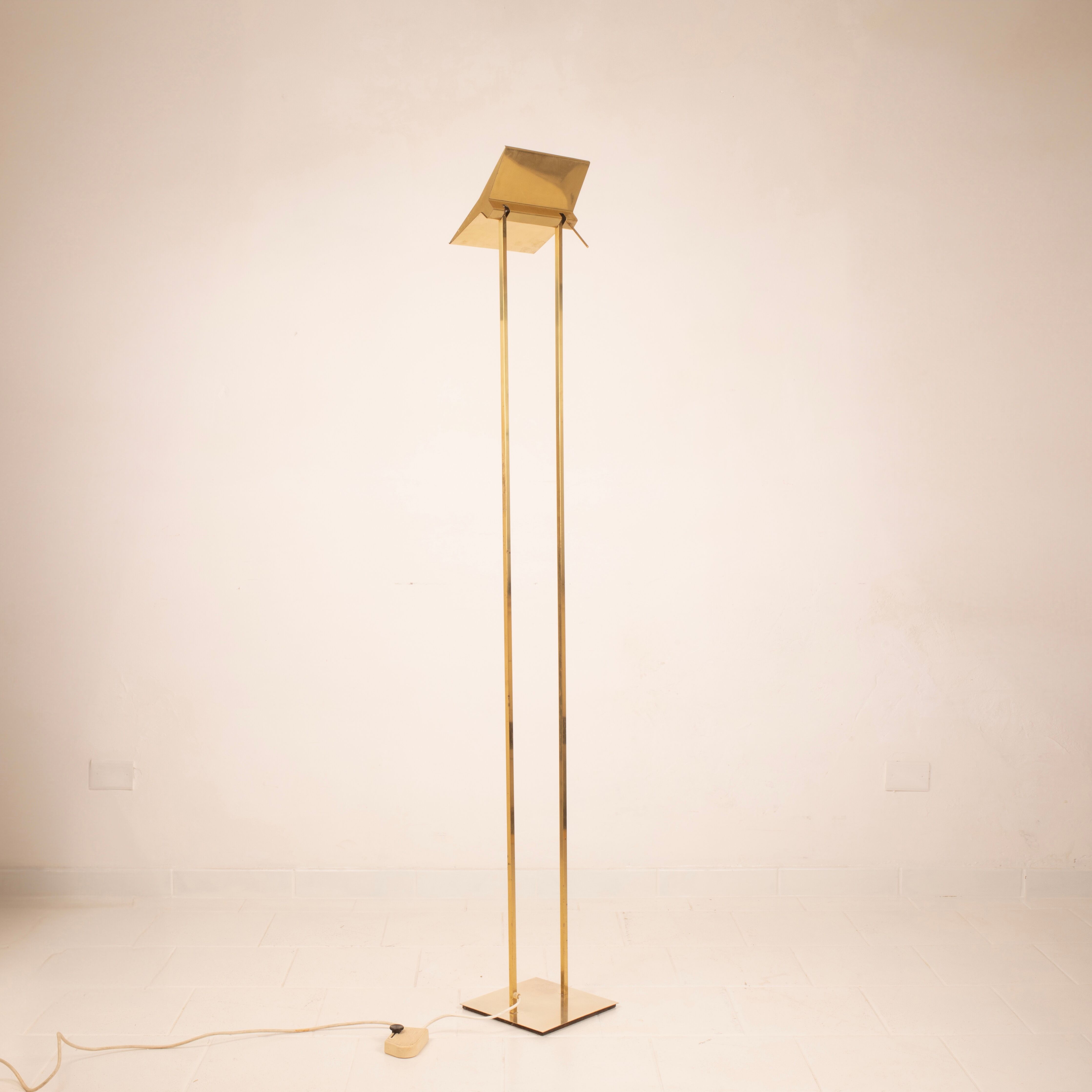 Concord Solid Brass Floor Lamp by Marco Zotta