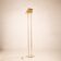 Lampe de sol en laiton massif Concord par Marco Zotta